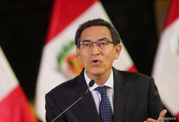Tổng thống Peru Martin Vizcarra. (Nguồn: Reuters) Tổng thống Peru vượt qua cuộc bỏ phiếu luận tội tại Quốc hội ảnh 1