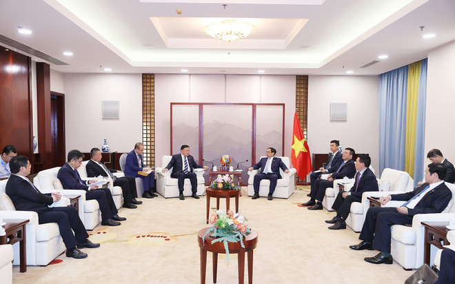 Thủ tướng tiếp lãnh đạo các tập đoàn Huawei, Energy China, CCCC ảnh 1