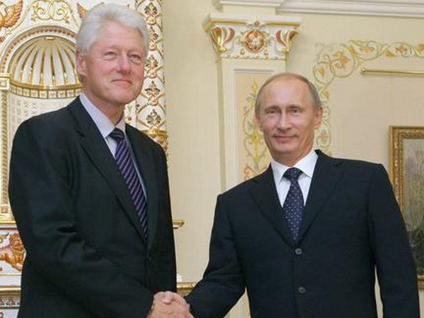 Cựu Tổng thống Mỹ Bill Clinton đánh giá cao Tổng thống Nga Putin ảnh 1