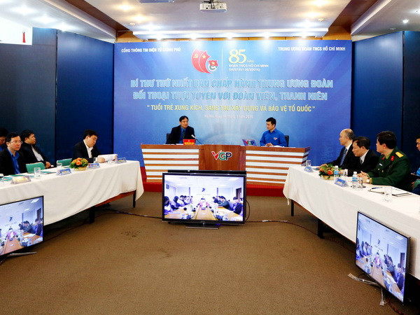 Bí thư Trung ương Đoàn đối thoại trực tuyến với đoàn viên, thanh niên ảnh 1