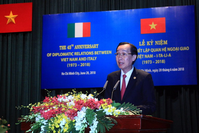 TP.HCM kỷ niệm 45 năm thiết lập quan hệ ngoại giao Việt Nam-Italy ảnh 1