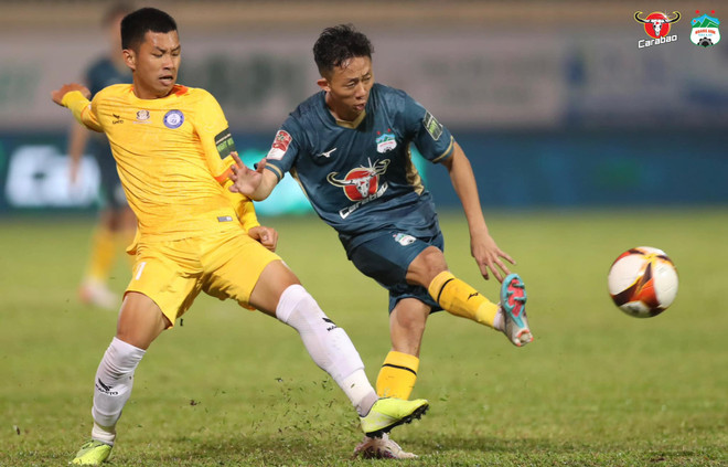 Hoàng Anh Gia Lai chia điểm trên sân nhà. (Nguồn: Hoàng Anh Gia Lai FC) V-League 2023: HAGL lỡ cơ hội vào top 4, Nam Định lên ngôi đầu ảnh 1