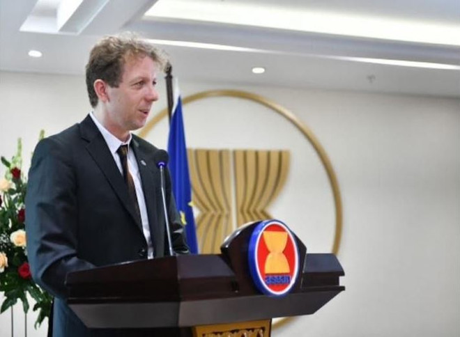 Đại sứ EU tại ASEAN, ông Igor Driesmans. (Nguồn: netralnews.com) EU quan ngại trước các hành động đơn phương ở Biển Đông ảnh 1
