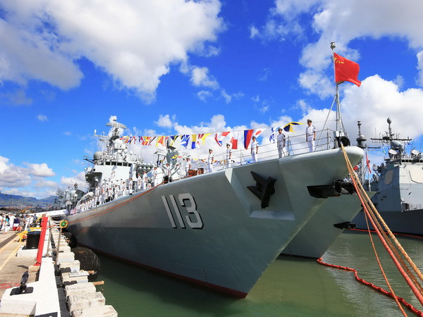 Hải quân Trung Quốc tiếp nhận tàu khu trục tên lửa mới ảnh 1