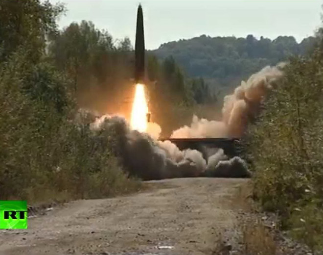 Đơn vị tên lửa đạn đạo của Nga diễn tập ở Quân khu miền Tây ảnh 1