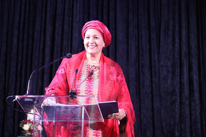 Phó Tổng thư ký Liên hợp quốc Amina Mohammed. (Nguồn: news24) LHQ kêu gọi thúc đẩy sự tham gia của phụ nữ vào kiến tạo hòa bình ảnh 1