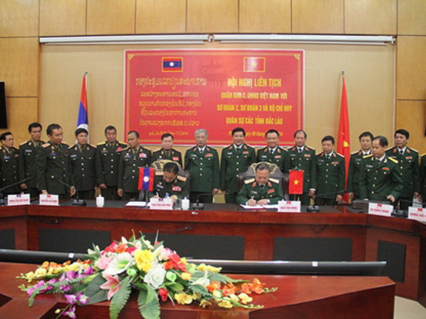 Quân khu 2 triển khai nhiệm vụ hợp tác với các tỉnh Bắc Lào ảnh 1