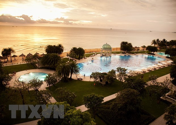 Không gian nghỉ dưỡng cao cấp ở Bãi Dài, xã Gành Dầu, thành phố Phú Quốc. (Ảnh: Hồng Đạt/TTXVN) Du lịch Tết Nguyên đán Nhâm Dần: Trải nghiệm an toàn, đậm đà sắc Xuân ảnh 1