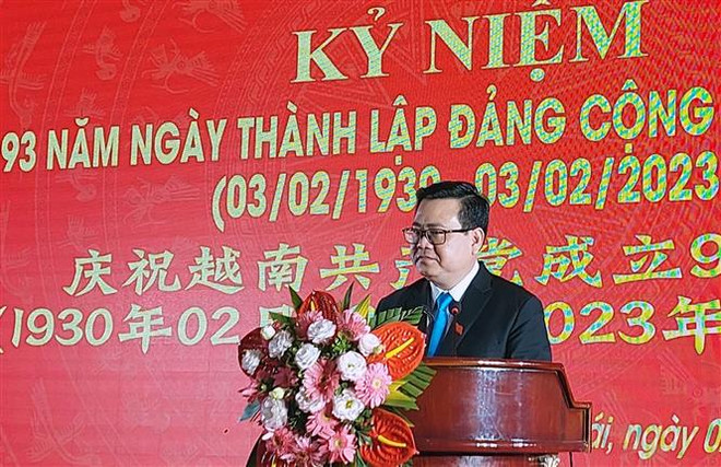 Thành ủy Đông Hưng của Trung Quốc chúc mừng 93 năm Đảng CS Việt Nam ảnh 2