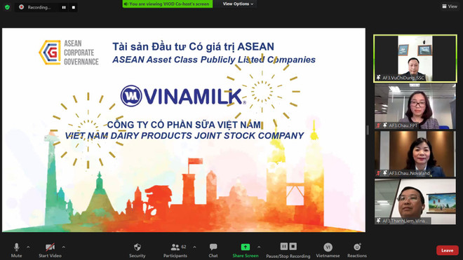 Kết quả của Vinamilk được công bố trong diễn đàn Thường niên 2020 của Viện thành viên hội đồng quản trị Việt Nam (VIOD) được tổ chức theo hình thức trực tuyến. Vinamilk được vinh danh là Tài sản đầu tư có giá trị của ASEAN ảnh 1