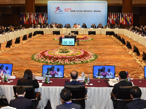 Khai mạc Hội nghị Bộ trưởng Ngoại giao ASEM lần thứ 13 tại Myanmar ảnh 1