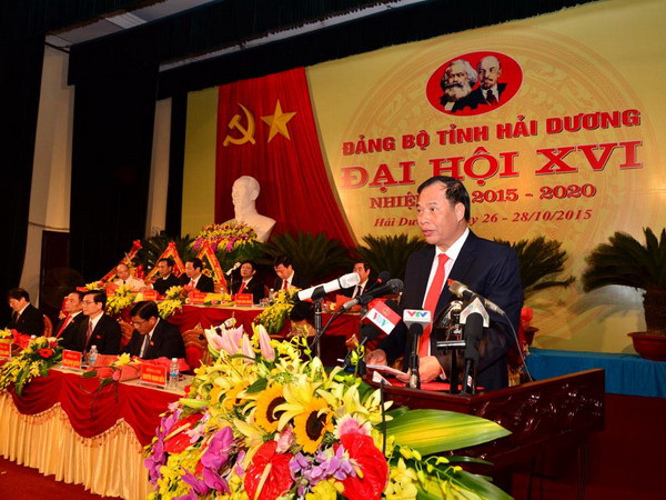 Ông Nguyễn Mạnh Hiển được bầu giữ chức Bí thư Tỉnh ủy Hải Dương ảnh 1