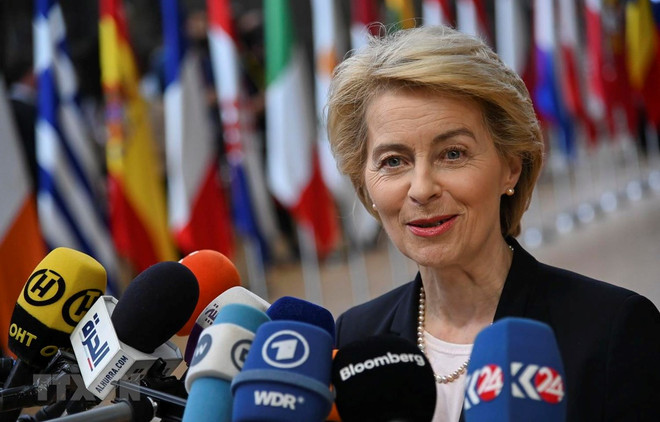 Chủ tịch Ủy ban châu Âu đắc cử Ursula von der Leyen. (Ảnh: THX/TTXVN) Quan hệ EU-châu Á vẫn được củng cố hậu Brexit ảnh 1