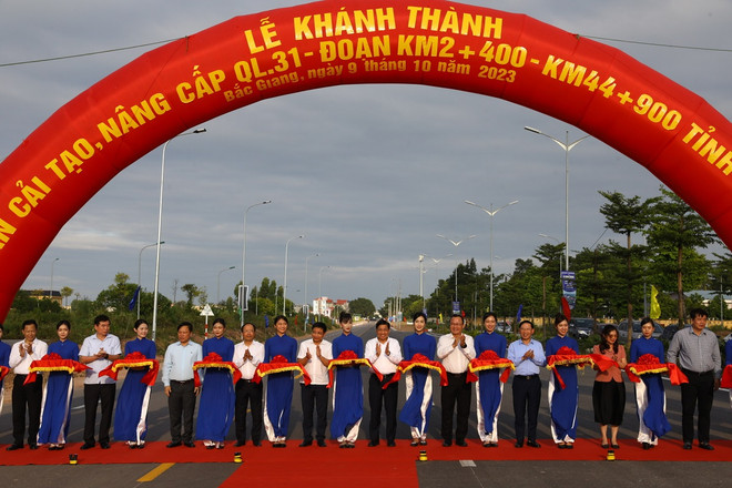 Khánh thành Dự án Quốc lộ 31, tạo động lực phát triển tỉnh Bắc Giang ảnh 1