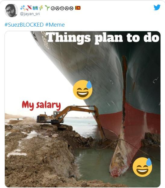 Vì sao cộng đồng mạng lại quan tâm tới sự cố trên kênh đào Suez? ảnh 1