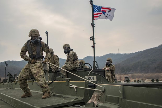 Hình ảnh quân đội Mỹ trong một cuộc tập trận chung với Hàn Quốc. (Nguồn: defense) Triều Tiên chỉ trích Hàn Quốc vi phạm các thỏa thuận liên Triều ảnh 1