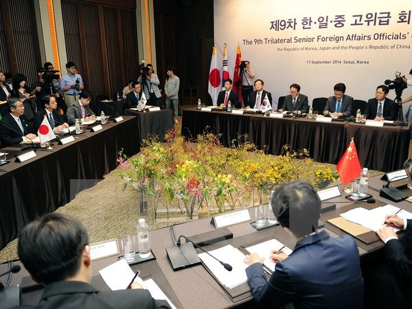 Hàn-Trung-Nhật hội đàm cấp cao trước thềm Hội nghị ngoại trưởng ảnh 1