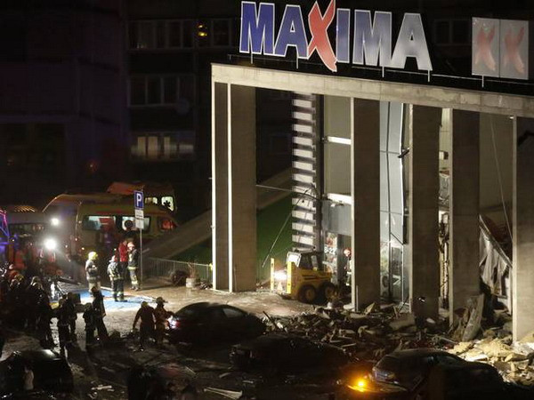 Sập trần nhà ở Latvia, gần 30 người thiệt mạng ảnh 1