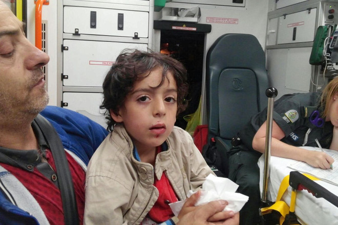 Ông bố chiến đấu với con chuột "điên" để bảo vệ cậu con trai ảnh 2