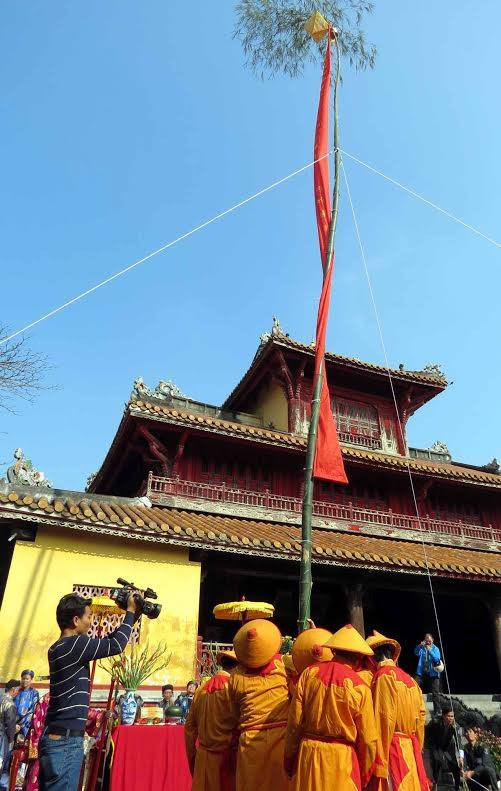 Tái hiện nghi lễ dựng nêu ngày Tết tại Hoàng Cung-Đại Nội Huế ảnh 2