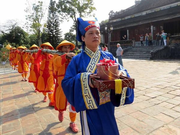 Tái hiện nghi lễ dựng nêu ngày Tết tại Hoàng Cung-Đại Nội Huế ảnh 1