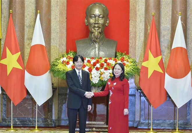 Phó Chủ tịch nước hội kiến Hoàng Thái tử và Công nương Nhật Bản ảnh 1
