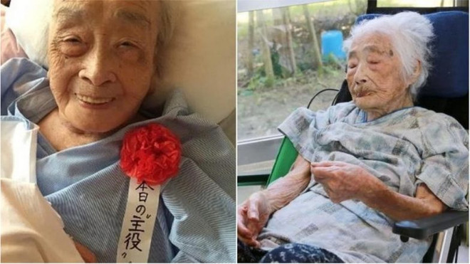 Cụ bà Nabi Tajima. (Nguồn: latestly.com) Cụ bà cao tuổi nhất thế giới hiện nay vừa qua đời tại Nhật Bản ảnh 1