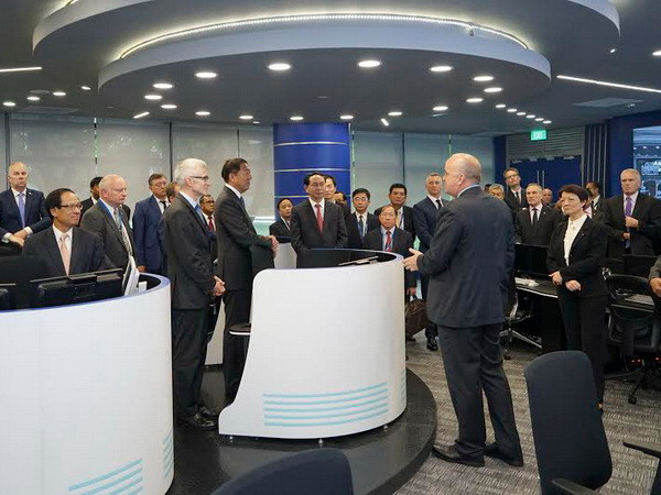 Bộ trưởng Công an Trần Đại Quang thăm và làm việc tại Singapore ảnh 1