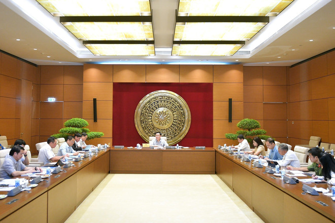 Chủ tịch Quốc hội làm việc với BTC Hội nghị Nghị sỹ Trẻ Toàn cầu ảnh 1