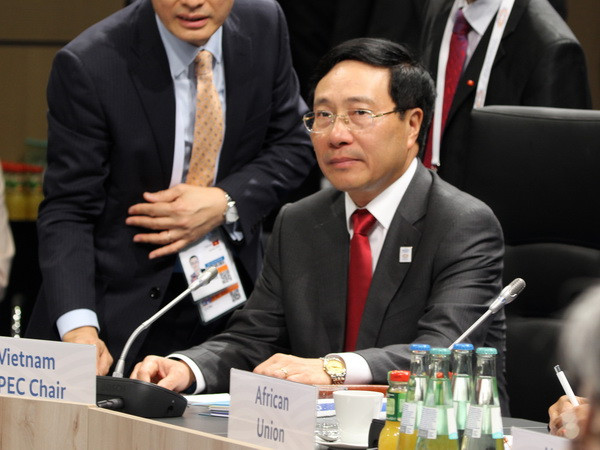 Bộ trưởng Ngoại giao Phạm Bình Minh gặp Ngoại trưởng Anh, Mỹ, Brazil ảnh 1