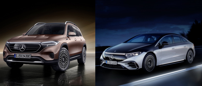 Bộ đôi xe điện nhà Mercedes. (Ảnh nguồn: Mercedes-AMG) Những mẫu ôtô điện mà khách hàng Việt có thể ‘nhắm tới’ trong năm 2022 ảnh 3