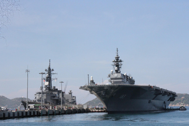 Hai tàu của lực lượng Tự vệ trên biển Nhật Bản thăm xã giao Việt Nam ảnh 1