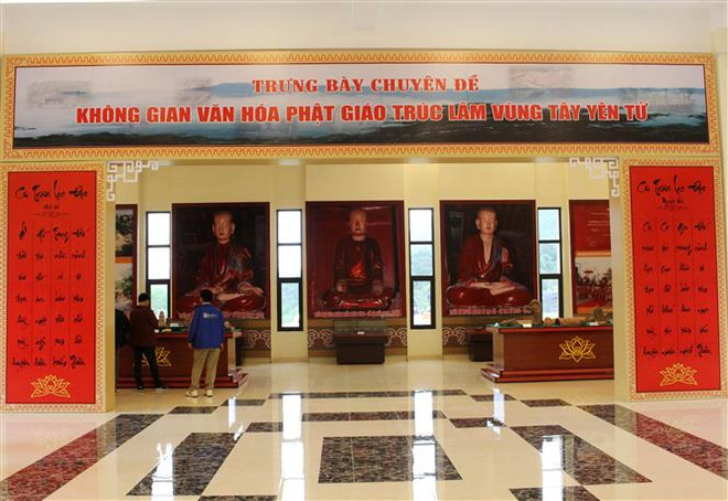 Trưng bày không gian văn hóa Phật giáo Trúc Lâm vùng Tây Yên Tử ảnh 2