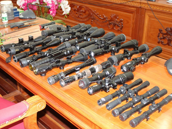 Bắt giữ 4 đối tượng chế tạo, mua bán, tàng trữ trái phép vũ khí ảnh 1