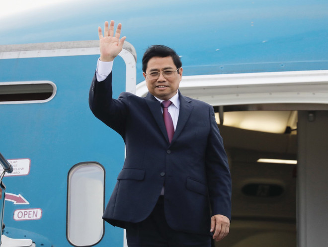 Thủ tướng lên đường dự Hội nghị Cấp cao đặc biệt ASEAN-Hoa Kỳ ảnh 1