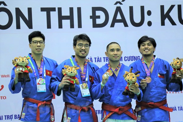 Việt Nam tăng tốc trên bảng tổng sắp huy chương SEA Games 31 ngày 10/5 ảnh 1