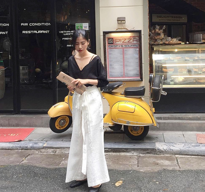 Những quý cô thời trang trổ tài mix đồ đen cực kỳ ấn tượng ảnh 11