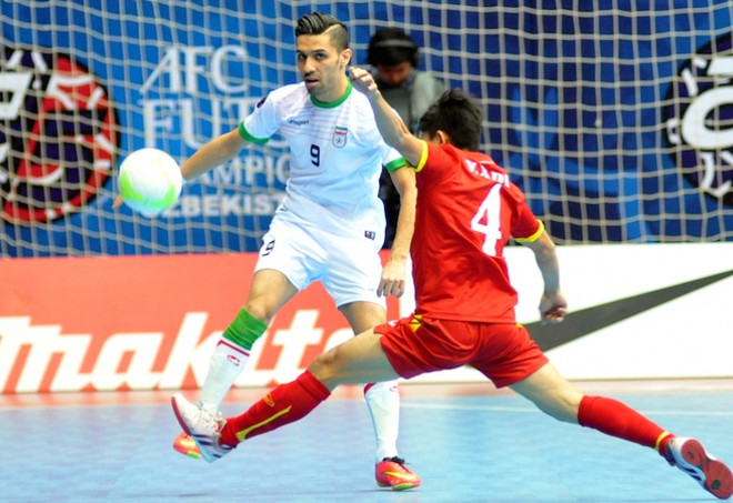 [Video] Cận cảnh trận bán kết futsal Iran - futsal Việt Nam ảnh 1