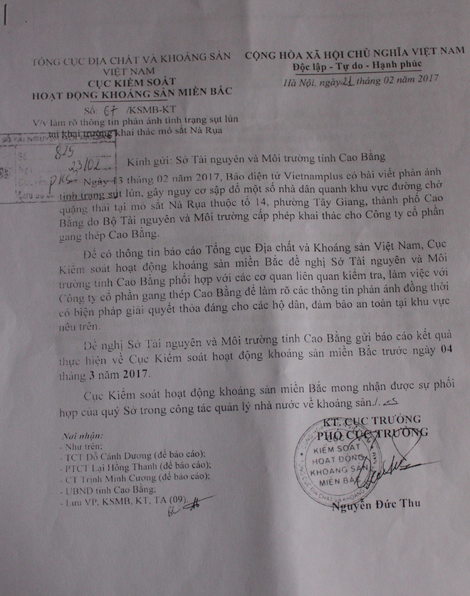 Tỉnh Cao Bằng chỉ đạo giải quyết chỗ ở cho người dân ven mỏ sắt Nà Rụa ảnh 3