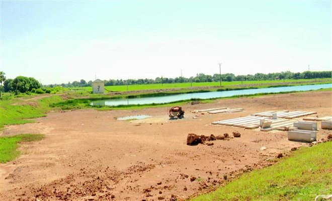 Thanh Hóa: Dự án tiêu thoát lũ sông Nhơm 10 năm mới thi công được 20% ảnh 1