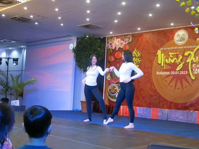 Chương trình "Mừng Xuân Quý Mão" của bà con Việt Nam tại Hungary ảnh 4