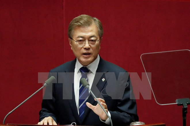 Tổng thống Hàn Quốc lên án mạnh mẽ vụ phóng tên lửa của Triều Tiên ảnh 1