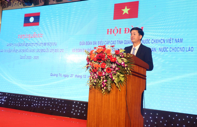 Quảng Trị tăng cường hợp tác với hai tỉnh Savannakhet và Salavan ảnh 2