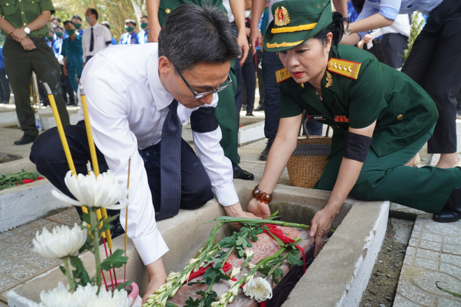 Đồng Nai: Truy điệu, an táng hài cốt liệt sỹ Đoàn 10 Đặc công Rừng Sác ảnh 4