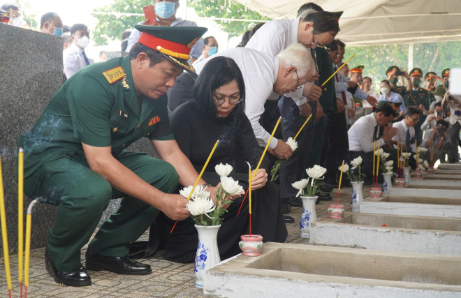 Đồng Nai: Truy điệu, an táng hài cốt liệt sỹ Đoàn 10 Đặc công Rừng Sác ảnh 6