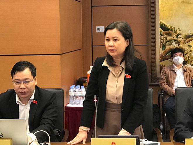 Đại biểu Nguyễn Phương Thủy, Đoàn thành phố Hà Nội. (Ảnh: PV/Vietnam+) Thí điểm chính sách đặc thù phải tạo sự bình đẳng giữa địa phương ảnh 2