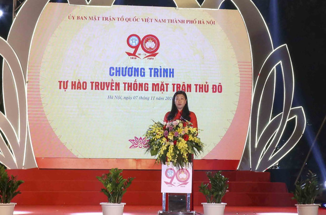 Hà Nội tổ chức Lễ kỷ niệm 90 năm Ngày truyền thống MTTQ Việt Nam ảnh 1