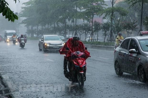 Các tỉnh Bắc Bộ và Bắc Trung Bộ sẽ có mưa to đến rất to. (Ảnh: Lê Minh Sơn/Vietnam+) Các tỉnh Bắc Bộ, Bắc Trung Bộ mưa to từ đêm 29/8 đến ngày 2/9 ảnh 1