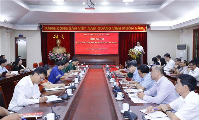 Hội nghị báo cáo viên TW: Kiên trì đường lối đối ngoại độc lập, tự chủ ảnh 1