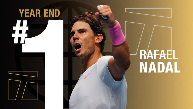 Rafael Nadal khép lại năm 2019 ở ngôi vị số 1 thế giới ảnh 1